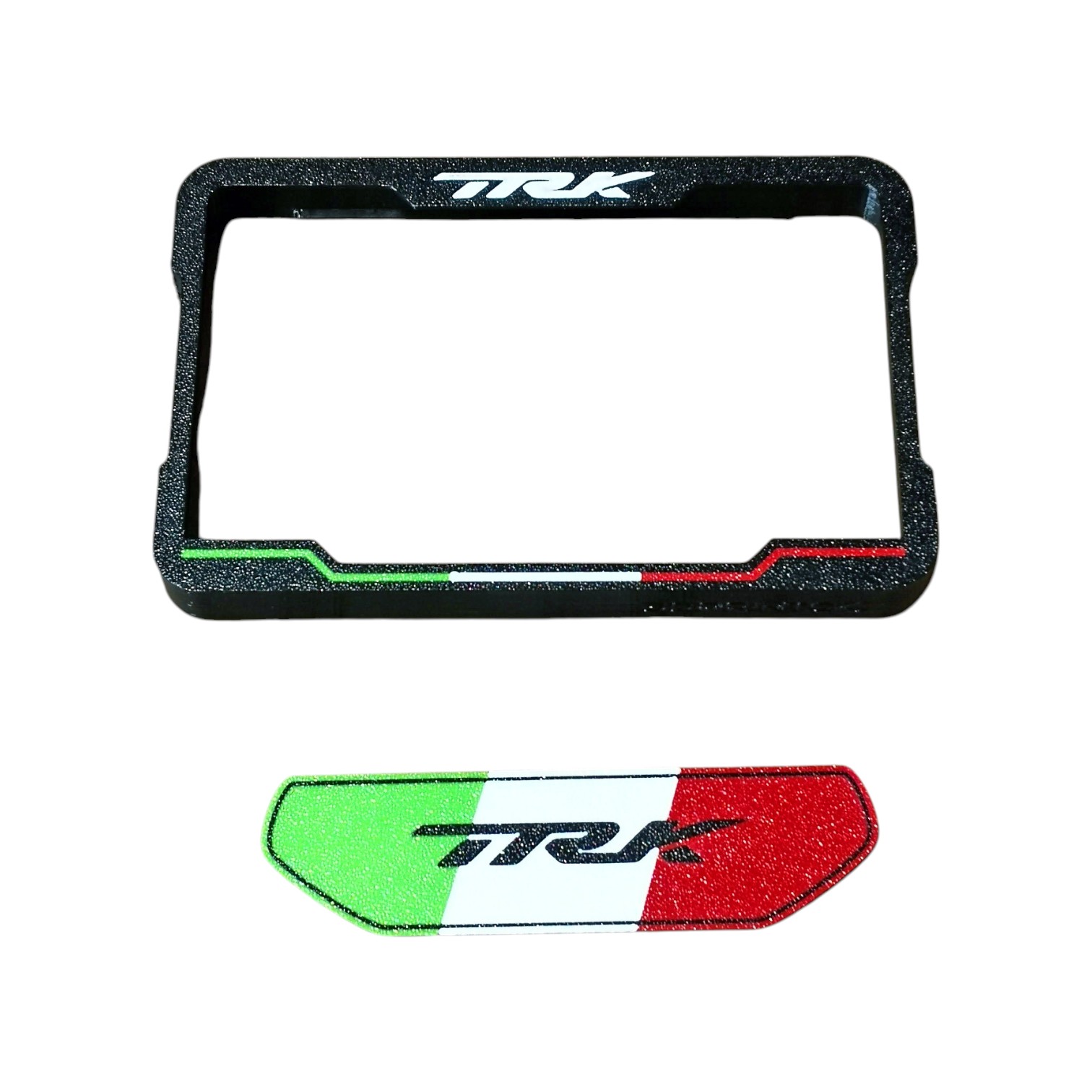 Kit Cornice Display Italia Con Targhetta Abbinata Tft Per Benelli Trk 702 E 702x Vista Frontale