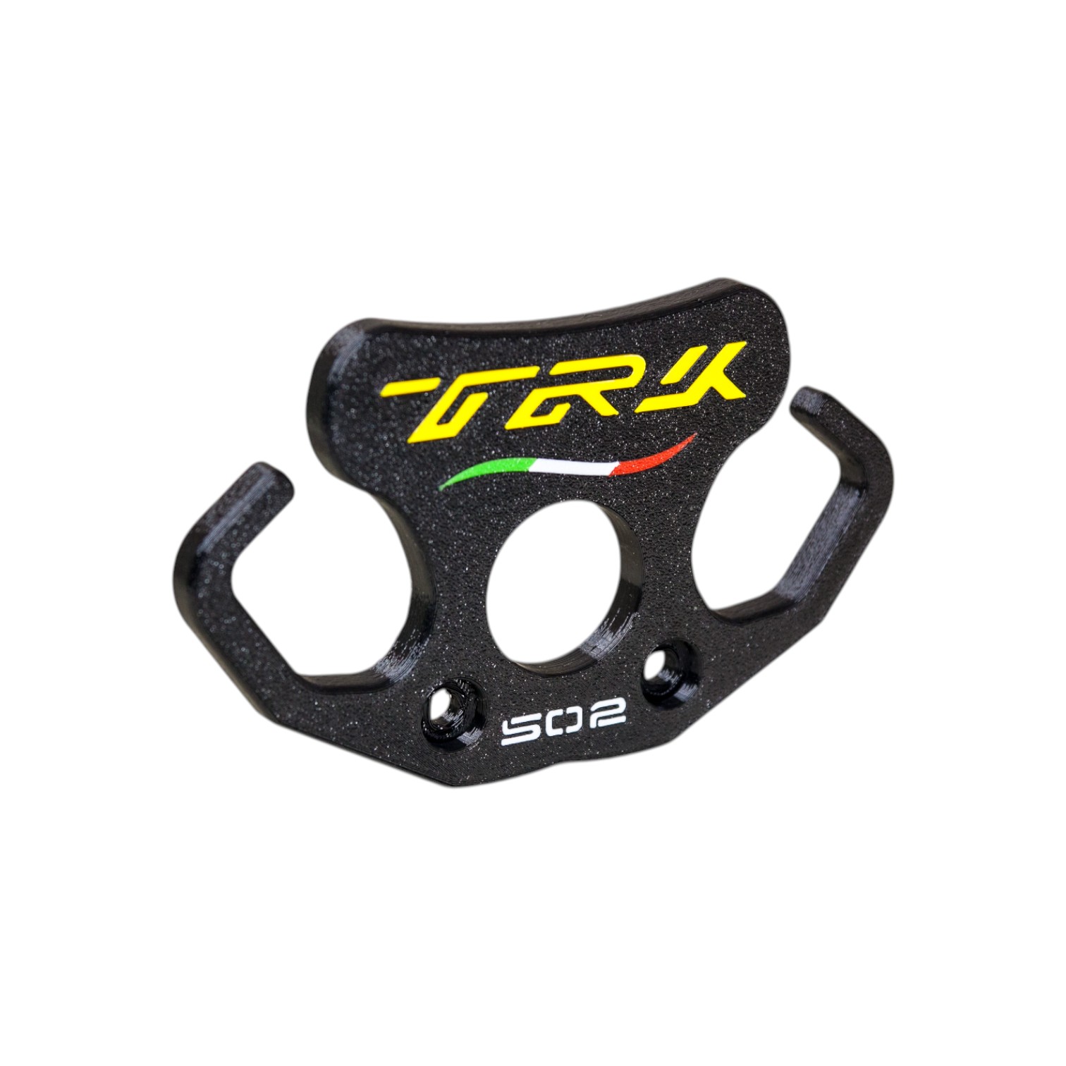 Piastra Decorativa Serie Limitata 502x Gialla Vista Frontale Sinistra